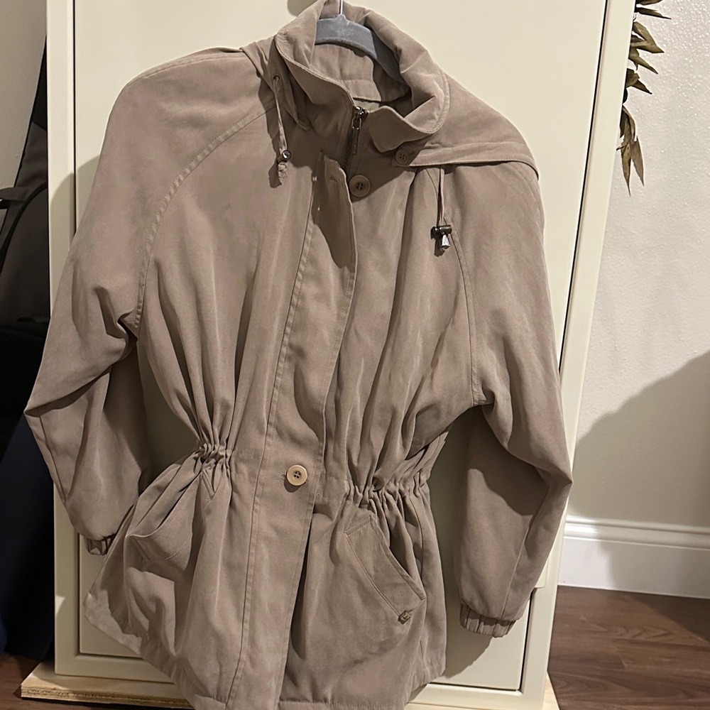 London Fog Women's Beige Utility Jacket